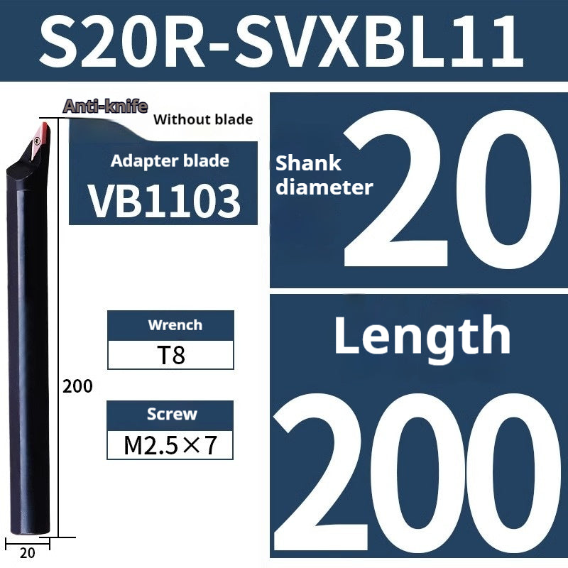 2028-96° CNC tool holder, internal hole tool, lathe, turning tool, boring tool holder, SVXBR internal circle, profiling 35° diamond sharp cutter Shandong Denso Pricision Tools Co.,Ltd.
